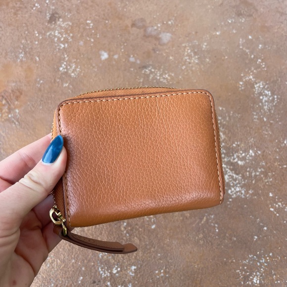 MARC JACOBS M0014215 tan WOMEN'S MINI EMPIRE CITY COMPACT LEATHER WALLET - Picture 4 of 5